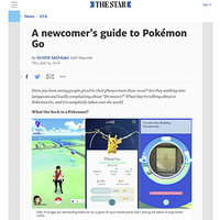 Toronto Paper Explains Pokémon Go Phenomenon, 2016 Teaser