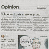 Editorial Praises National School Walkout, 2018 Teaser