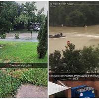 Snapchat Users Share Flood Photographs, 2017