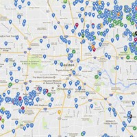Map Tracks Flood Victims in Need of Rescue, 2017