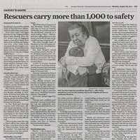 Houston Paper Covers Harvey Flooding, 2017 (2 of 3) 