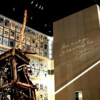 editorial writing activities This is the upper section of the 360-foot antenna mast that toppled from the World Trade Center’s North Tower when the building collapsed. The antenna served most of New York City’s television stations.
