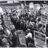 Protesters at the March on Washington