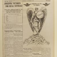 Newspaper Coverage of Suffrage Victories in Ore., Ariz. and Kansas, 1912