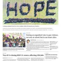 Student Walkout front page