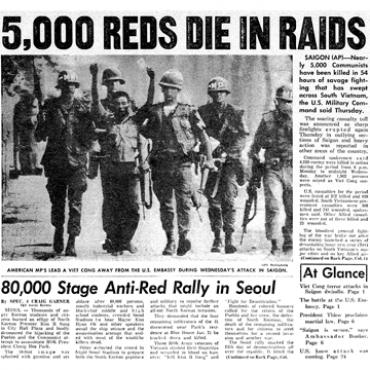 Stars and Stripes 1968 front page