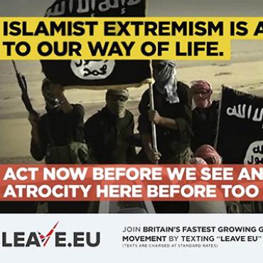LEAVE.EU Ad Plays on Terrorism Fears, 2016