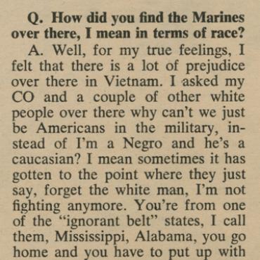 <em>Vietnam GI</em> Reveals Marine's Frustration, 1968 (2 of 2)