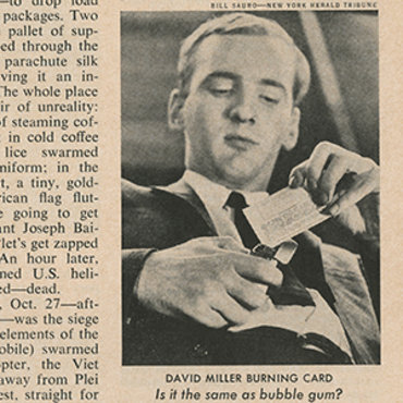 Magazine Profiles Draft Card Burner, 1965 teaser