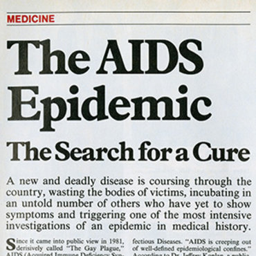 Magazine Profiles 'New and Deadly Disease,' 1983 teaser