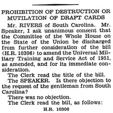 Congressman Defends Draft Card Bill, 1965 (1 of 2) teaser