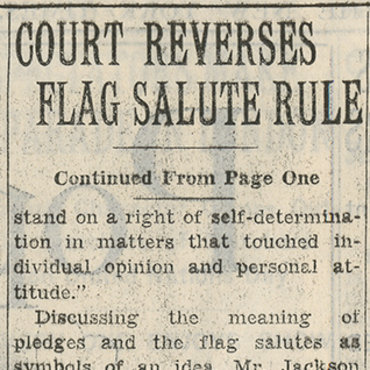 Supreme Court Ends Forced Flag Salute, 1943 (2 of 2) teaser