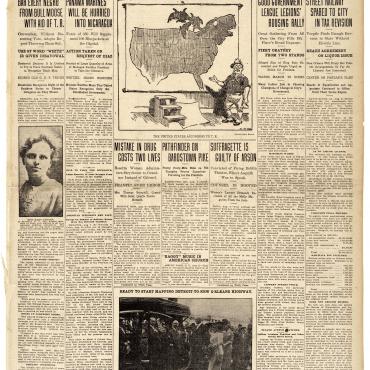 Newspaper Coverage of Progressive (Bull Moose) Party, Aug. 7, 1912