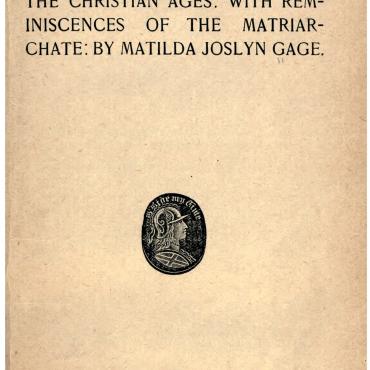 Title Page of ‘Woman, Church and State,’ 1893