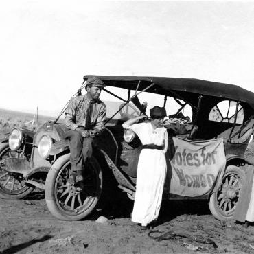 Suffragists Travel Across Nevada