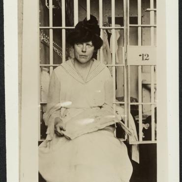 Suffrage Activist Lucy Burns in Occoquan Workhouse
