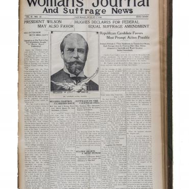 Suffragists Work to Win Wilson's Support