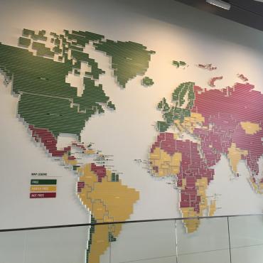 world press freedom map