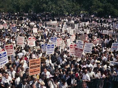 Photograph of 1963 March on Washington