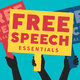 Free speech EDCollection logo - square