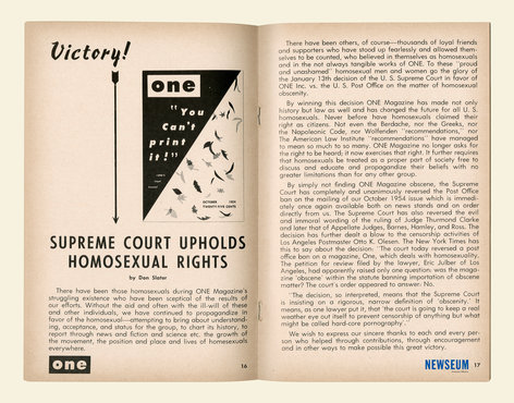 G45867M-ONE Magazine 1958