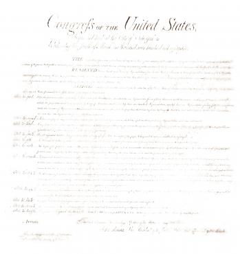 draft of the Bill of Rights