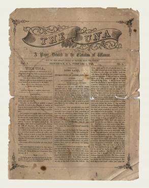 The first issue of The Una
