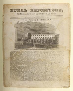 Newspaper Coverage of Troy Female Seminary, 1842